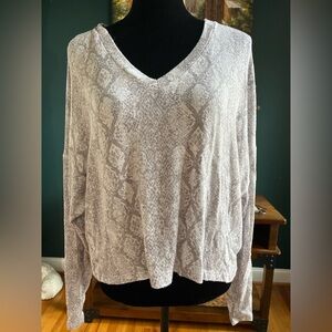 Freshman Gray V-Neck Sweater